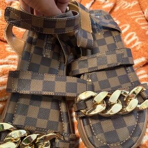 LV Inspired Sandals